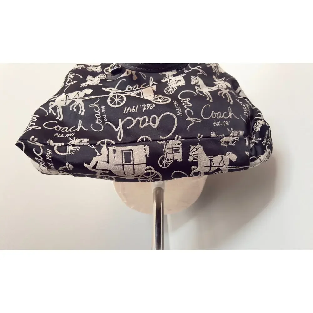 Coach Graffiti Scribble Large Hobo Shoulder purse